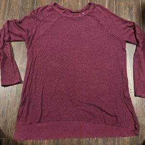 American Eagle Outfitters Burgundy Crew Neck Sweater